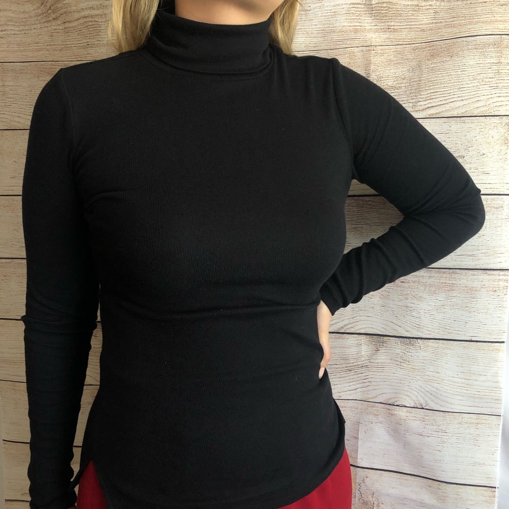 Black Turtleneck Long Sleeve